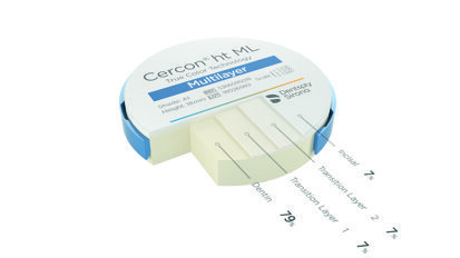 Cercon ht ML – up to 14-unit bridges with the Cercon multilayer solution from Dentsply Sirona