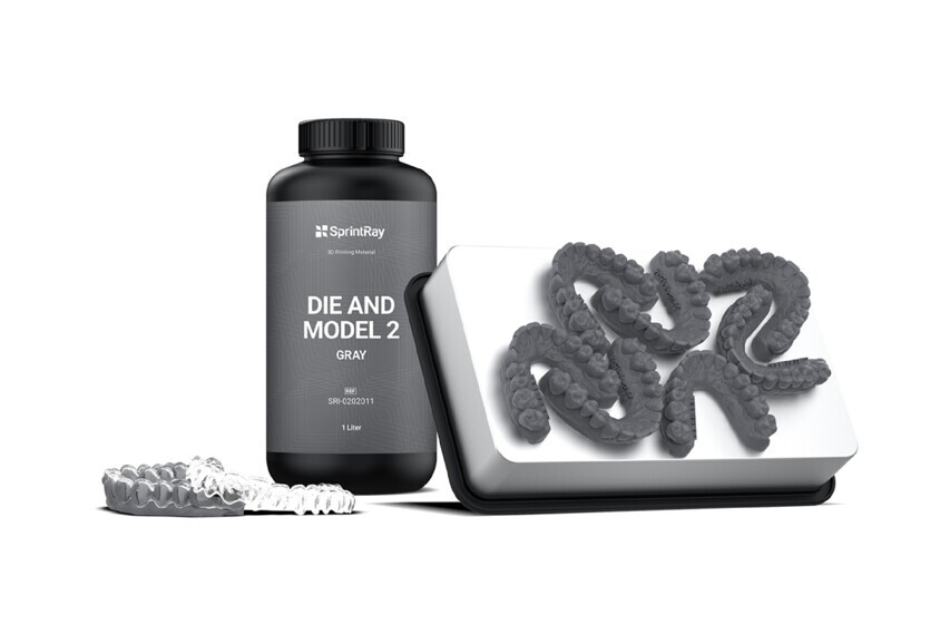 SprintRay – Die and Model 2 Gray