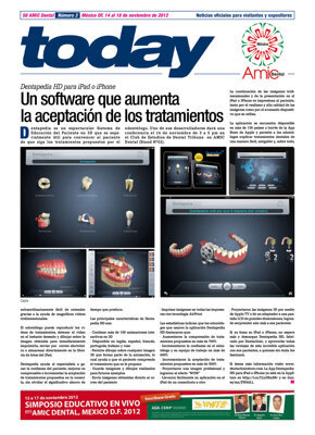 today AMIC Dental Mexico City Nov. 2012, issue 3 today AMIC Dental Mexico City Nov. 2012, issue 3