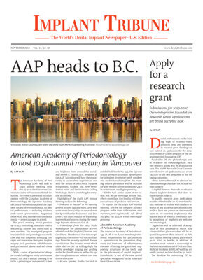 Implant Tribune U.S. No. 10, 2018