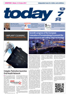 today EuroPerio7 Vienna 7 June 2012 today EuroPerio7 Vienna 7 June 2012