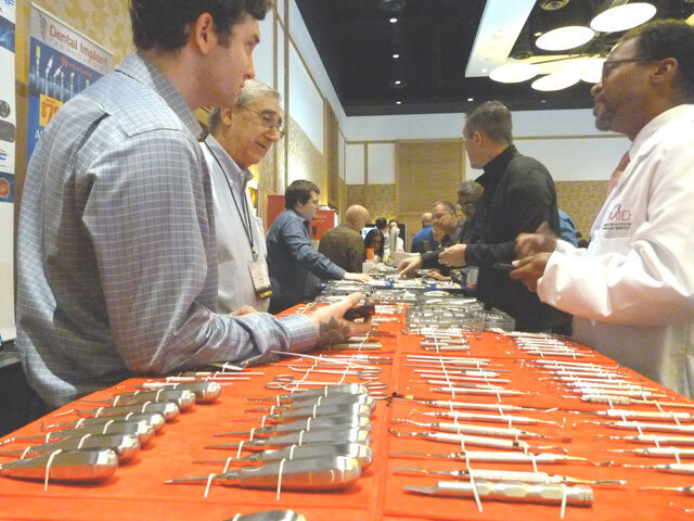 The Dental Implant Technologies booth.