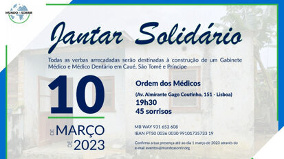 Mundo A Sorrir organiza jantar solidário