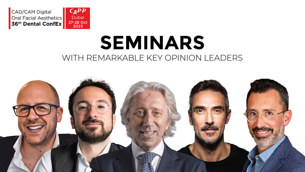 Seminars with remarkable Key Opinion Leaders at the 36th Int'l Dental ConfEx 2023 in Dubai