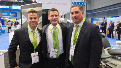 From left: Leigh Hautau, Fred Gebert and Bob Cunningham of Benco.