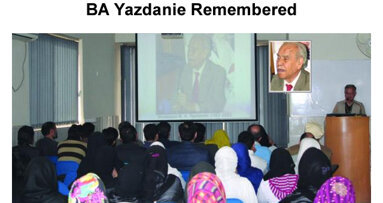 Professor B.A. Yazdanie Remembered at Peshawar Dental College