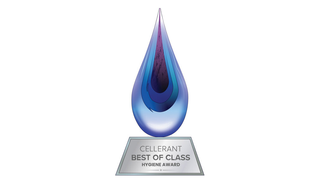 Cellerant announces 2022 Best of Class Hygiene Award winners