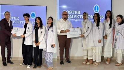 Poster competition at Altamash General Hospital showcases second year BDS talent