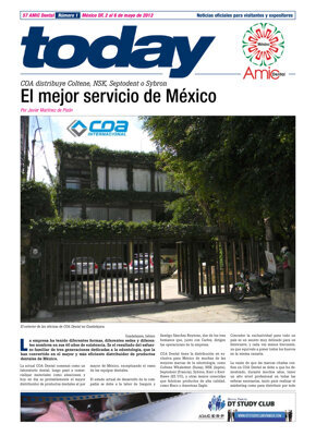 today AMIC Dental Mexico City 2012, issue 1 today AMIC Dental Mexico City 2012, issue 1