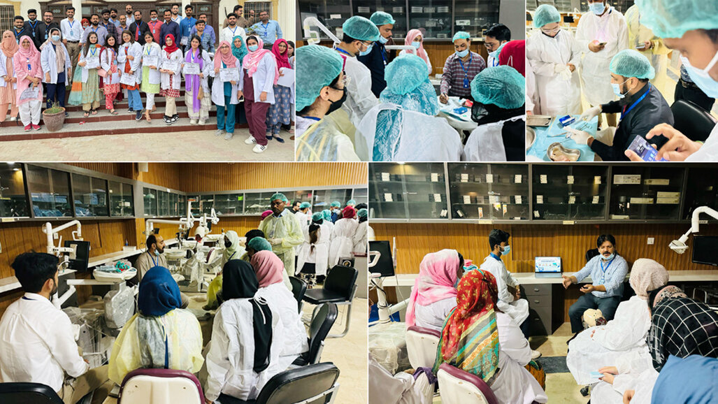 LUMHS workshop on dental surgery skills