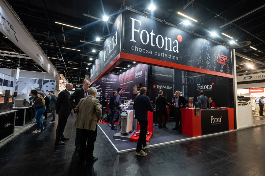 Fotona's booth at IDS 2019. (Photograph: Robert Strehler, DTI)