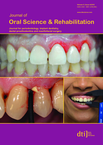 Journal of Oral Science & Rehabilitation No. 4, 2019 Journal of Oral Science & Rehabilitation No. 4, 2019