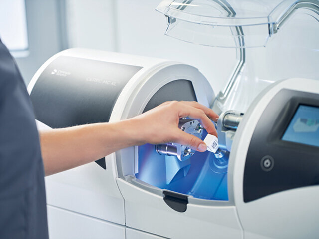 Nový design frézovacího přístroje CEREC MC XL