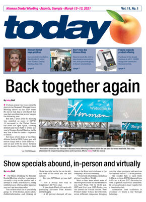 today Hinman Dental Meeting Atlanta March 12-13, 2021 today Hinman Dental Meeting Atlanta March 12-13, 2021