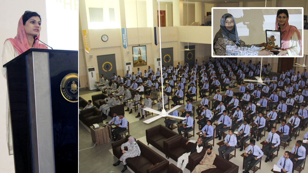 Health, wellness session at PN Cadet College, Ormara