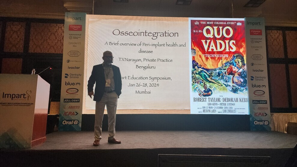 Narayan Venkataraman: Osseointegration