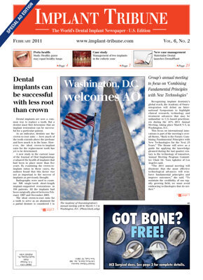 Implant Tribune U.S. No. 2, 2011