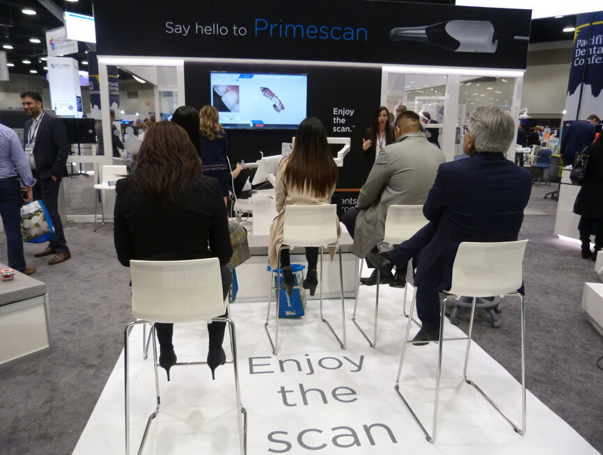 You got your ‘today’ from Laura Terry, Carly Pokoradi or Nikki Saadat, seen here in the Dental Tribune America booth. (Photo: Robert Selleck/Dental Tribune)