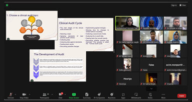 AIDM webinar on basics of clinical audit