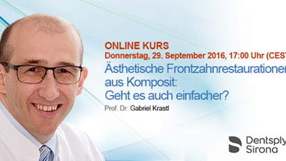 Live-Webinar: Ästhetische Frontzahnrestaurationen