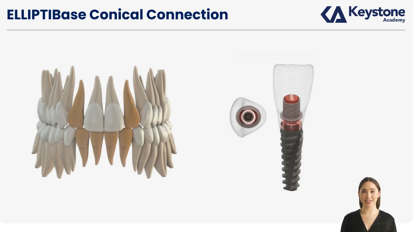 Keystone Dental – Genesis Active – Angle Correction Solutions – ELLIPTIBase Conical Connection Abutment