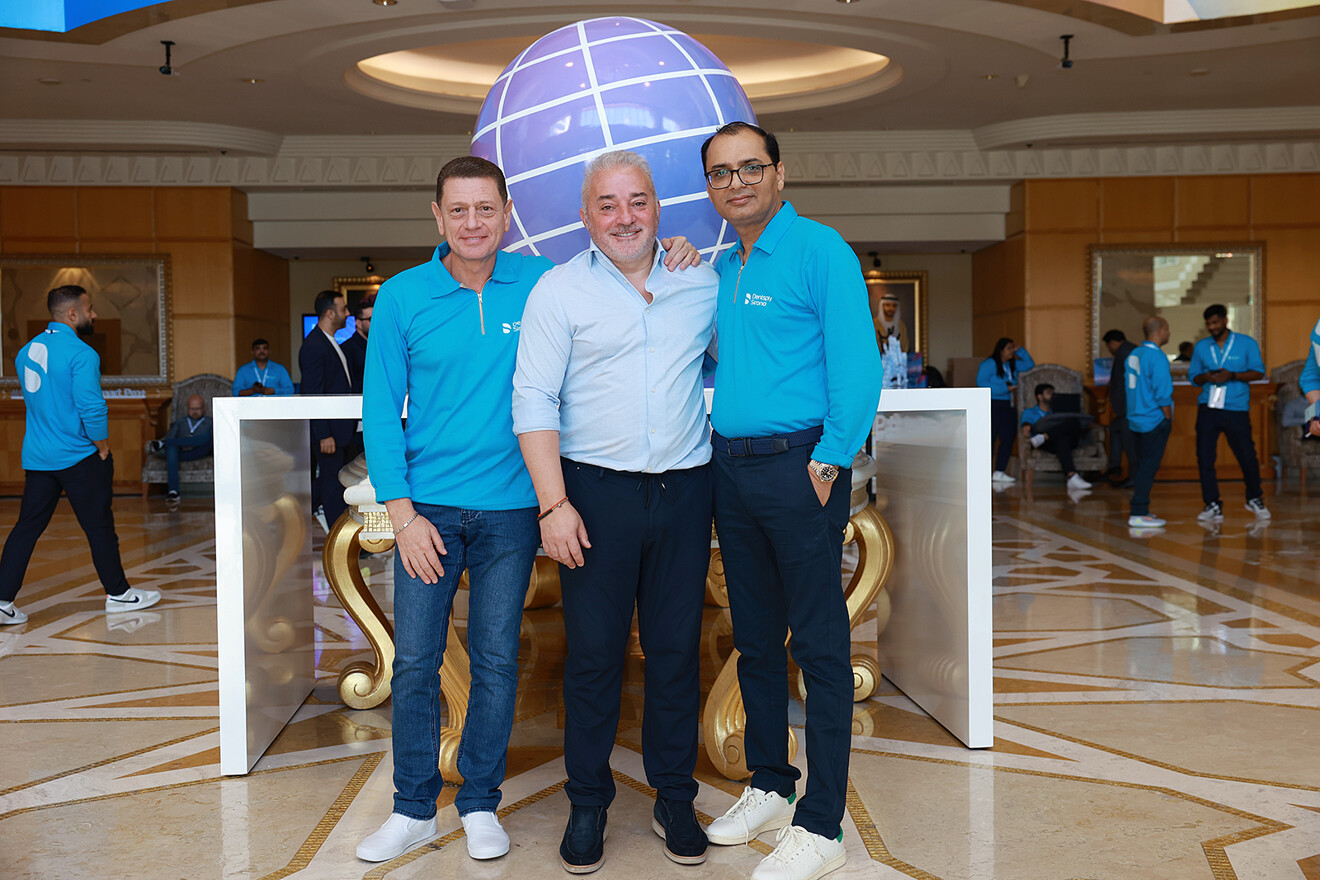 From left: Kirill Levin, Dentsply Sirona’s group vice-president of the Eastern group regional commercial organisation; Xavier Carro Fernandez, Dentsply Sirona’s senior vice-president for the Europe, Middle East and Africa region and global lead for Henry Schein; and Rajender Kumar, general manager of Dentsply Sirona’s business in the Middle East and North Africa region. (Image: Dentsply Sirona)