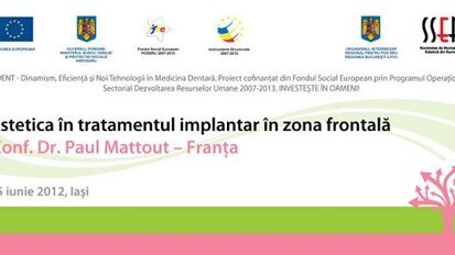 Estetica in tratamentul implantar in zona frontala - curs gratuit parodontologie