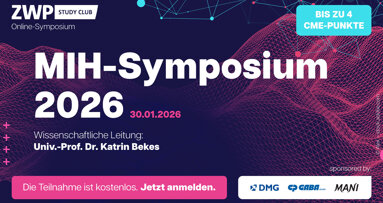 Neue Online-Symposium-Reihe des ZWP Study Clubs: Auftakt mit MIH