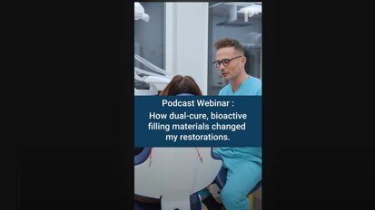 DirectaDentalGroup – Podcast Webinar –  How Dual-Cure, Bioactive Filling Materials Changed my Restorations
