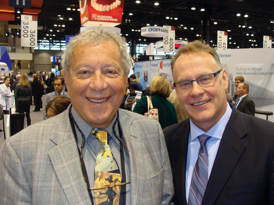 Dr. Fred Weinstein with his friend Haye Hinrichs.