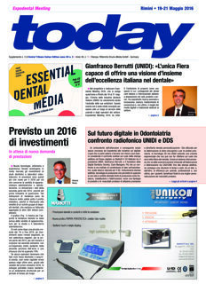 today Expodental Meeting Rimini 2016 today Expodental Meeting Rimini 2016