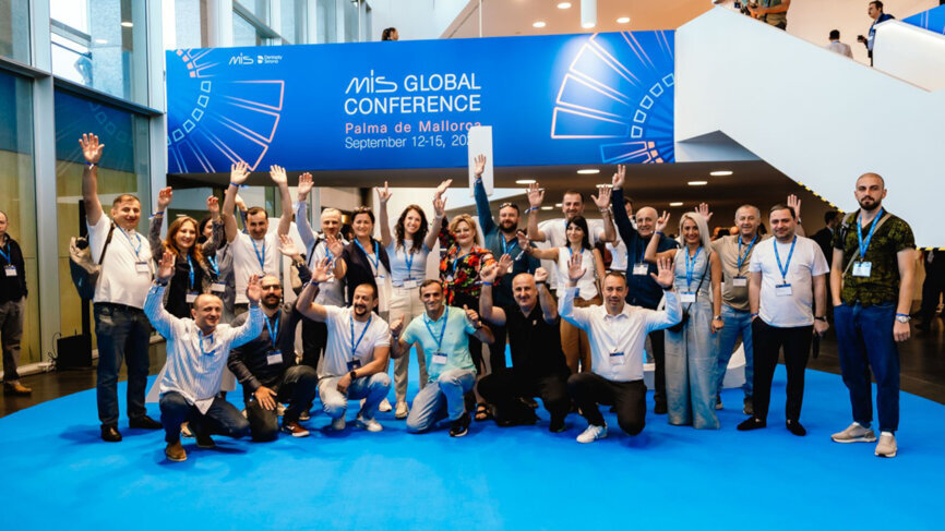 Small group photo of attendees.