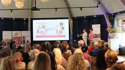 Ivoren Kruis jaarcongres: ‘Eten met impact: mondgezondheid begint op je bord’.