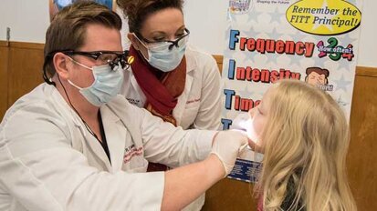 Local kids receive free dental screenings and oral health education