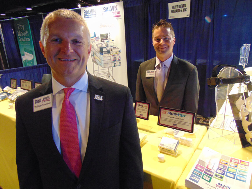William Simmons, left, and Jon Rutkowski of Salvin Dental Specialties.