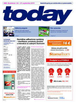 today SDD Bratislava 2014 today SDD Bratislava 2014