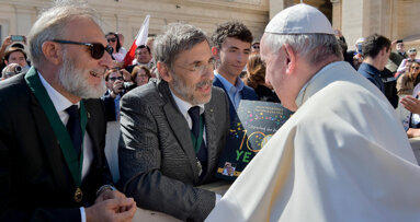 Le pape François découvre le Collège et le centenaire à venir : « Une très bonne initiative »