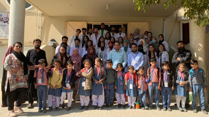 Dow Dental College’s Community Dentistry Department hosts free dental camp