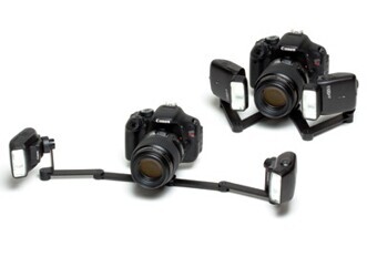 PhotoMed wireless flashes and bracket system PhotoMed wireless flashes and bracket system