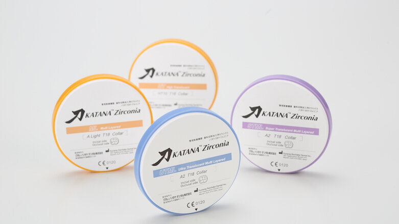 The KATANA Zirconia range at a glance