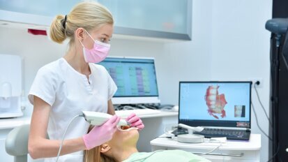 Skaner wewnątrzustny może pomagać w wykrywaniu próchnicy