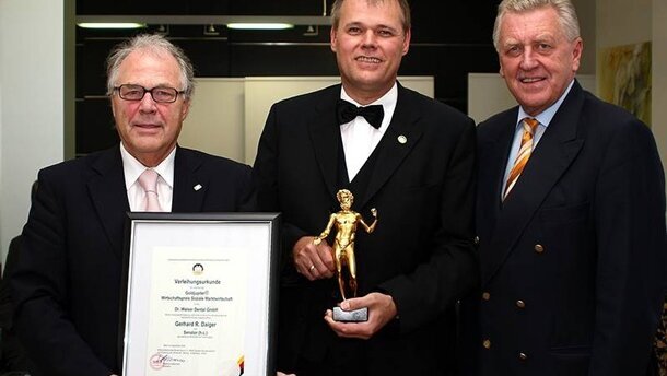 Bundeswirtschaftspreis geht an Dr. Walser Dental