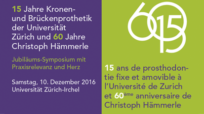 Jubiläumssymposium in Zürich Jubiläumssymposium in Zürich