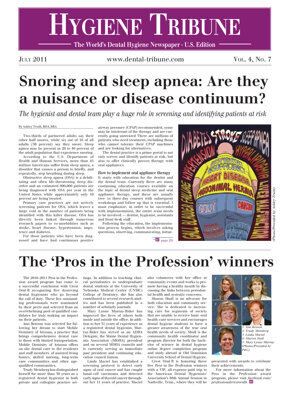 Hygiene Tribune U.S. No. 7, 2011