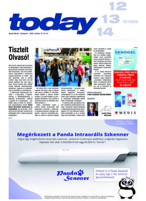 today Dental World Budapest Oct. 12–14, 2023 today Dental World Budapest Oct. 12–14, 2023