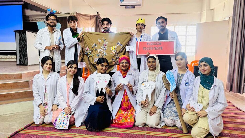 Baqai dental students lead school outreach to promote early oral health awareness in Karachi