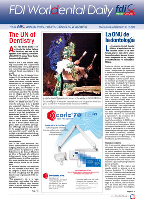 World Dental Daily Mexico City, 16-17 Sept. 2011 World Dental Daily Mexico City, 16-17 Sept. 2011