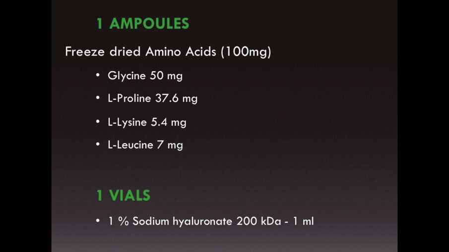 Fig. 3 - Descrizione della miscela iniettata.