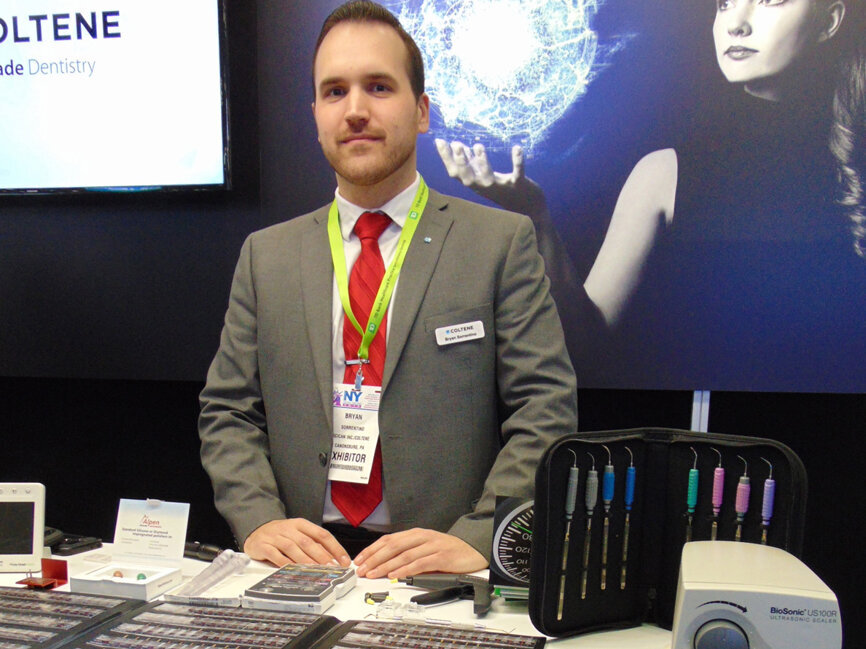 Bryan Sorrentino of Coltene. (Photo: Fred Michmershuizen/DTA)