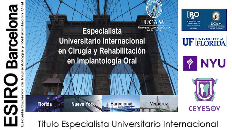 Obtenga el título de Especialista Internacional en Cirugía y Rehabilitación en Implantología Oral